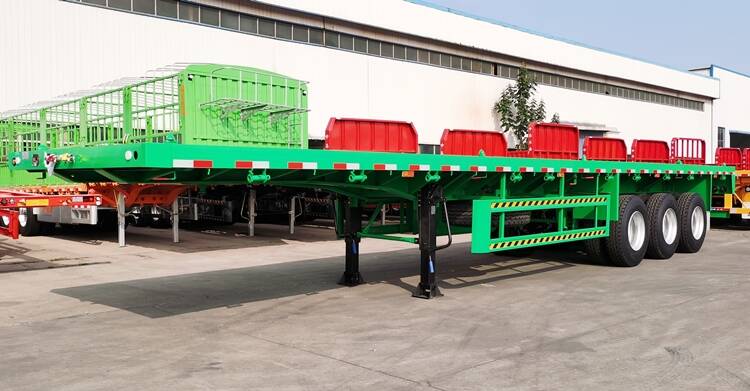 3 Axle 20/40 Foot Flatbed Semi Trailer for Sale - CIMC Trailers