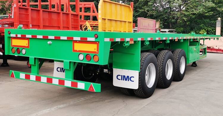 3 Axle 20/40 Foot Flatbed Semi Trailer for Sale - CIMC Trailers