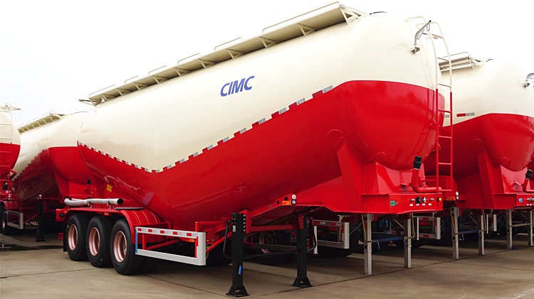 CIMC 38ton Powder Tanker Trailer for Sale in Ghana