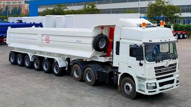 CIMC 6 Axle Dump Trailer for Sale In Mozambique