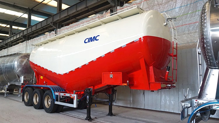 CIMC 35ton Powder Tanker Trailer for Sale in Nigeria