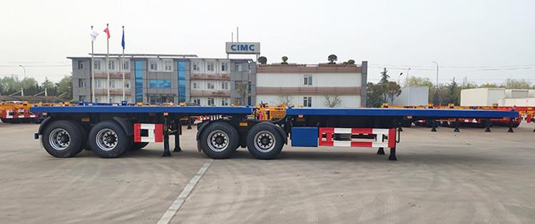 CIMC 4 Axle Flatbed Interlink Trailer Price for Sale