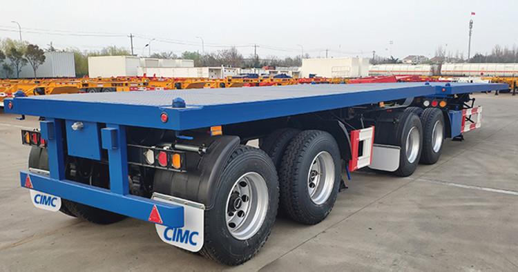 CIMC 4 Axle Flatbed Interlink Trailer Price for Sale