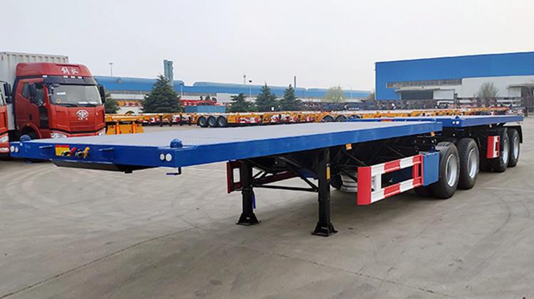 CIMC 4 Axle Flatbed Interlink Trailer Price for Sale