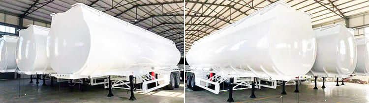 2 Axle Stainless Steel Fuel Tanker Trailer