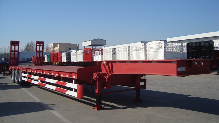 3 axle 50Ton Semi Low Loader Trailer