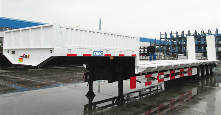 4 Axle 120Ton Low Loader Heavy Haul Trailer Truck For Sale In MTWARA Tanzania