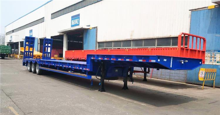 Tri Axle Used Low Loaders Transport Semi Trailer For Sale In Arusha Tanzania