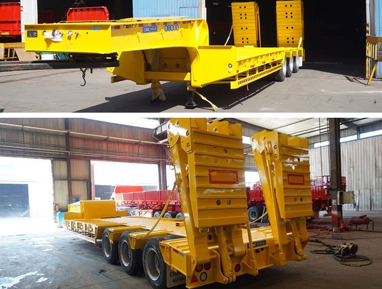 CIMC 3 Axle 60 Ton Low Loader Truck Price