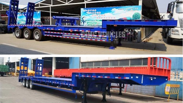 CIMC 3 Axle Low Loader Trailer for Sale