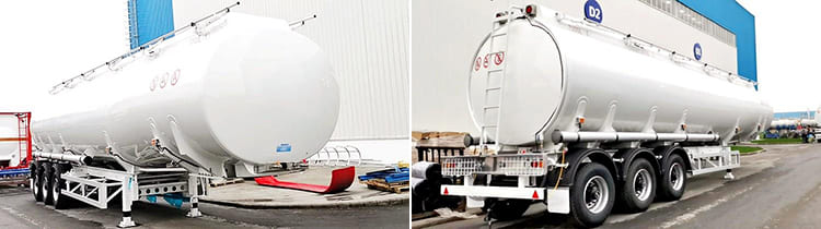Tri Axle 42000 Liters Oil Tanker Truck Trailer