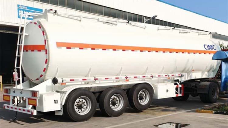 CIMC Tri Axle 38000L Stainless Steel Tank Trailer