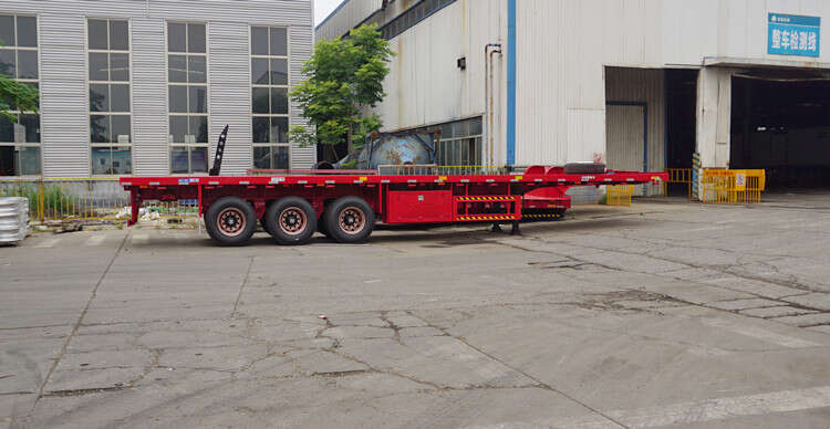 New Tri Axle Truck and Flatbed Semi Trailer for Sale Prices