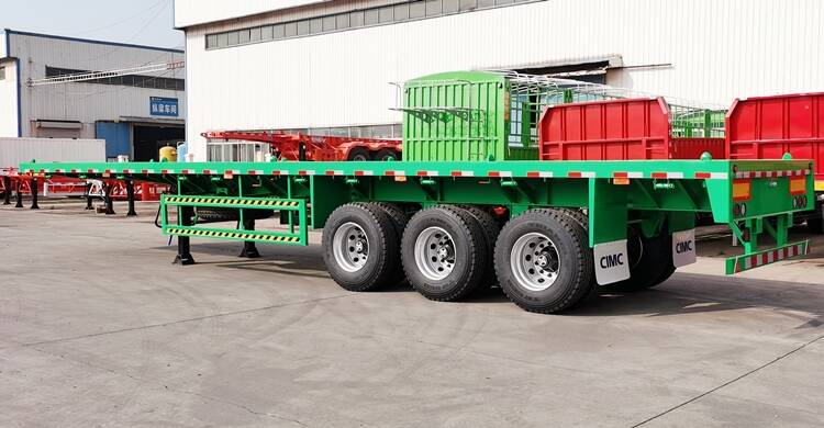 China 3 Axle Flatbed Semi Trailer for Sale Near Me