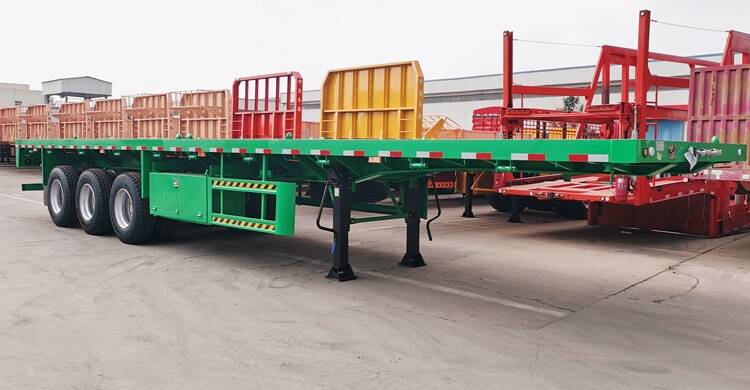 China 3 Axle Flatbed Semi Trailer for Sale Near Me