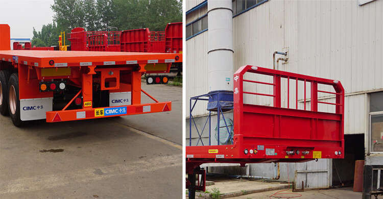 New Tri Axle Truck and Flatbed Semi Trailer for Sale Prices