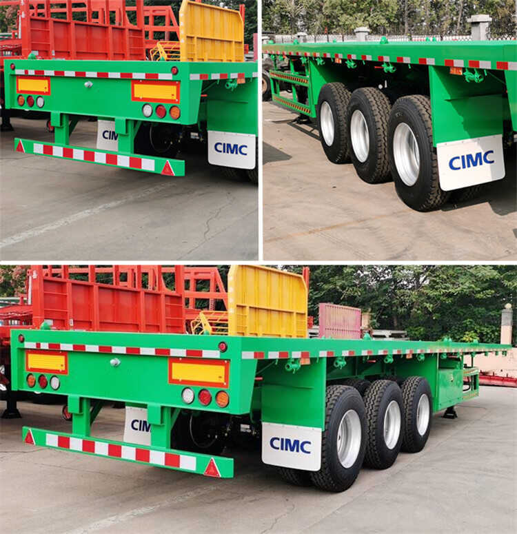 China 3 Axle Flatbed Semi Trailer for Sale Near Me