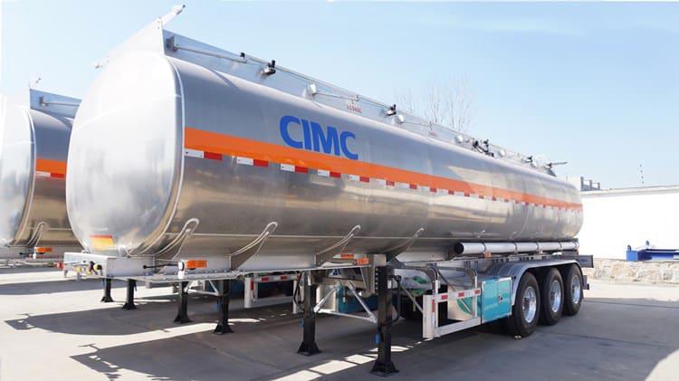 3 axle 45000l aluminum tankers truck trailer