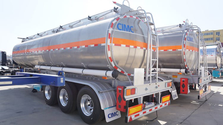 3 axle 45000l aluminum tankers truck trailer