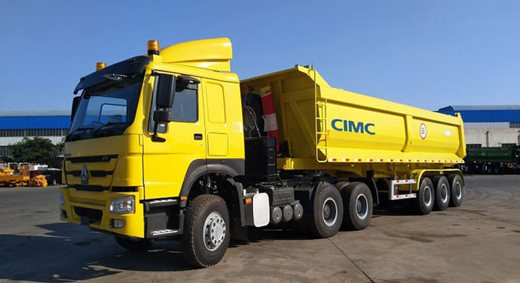 60 Ton Semi Tippers Tractor Trailer 