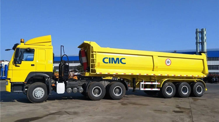 60 Ton Semi Tippers Tractor Trailer 