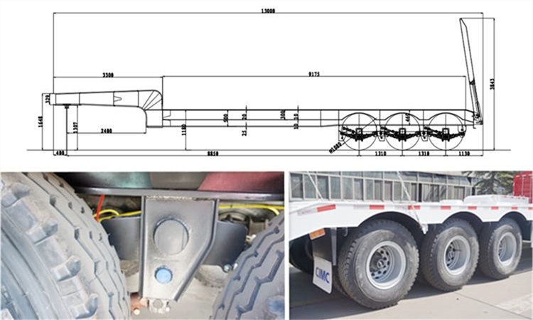 Low Loader Trailer | Tri Axle Low Bed Trailer for Sale in Sudan