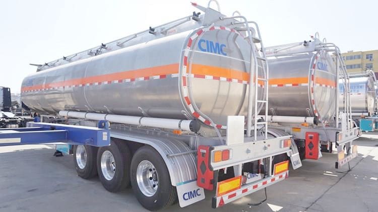 3 Axle Aluminum Fuel Trailer Vehicle for Sale Price in Sudan