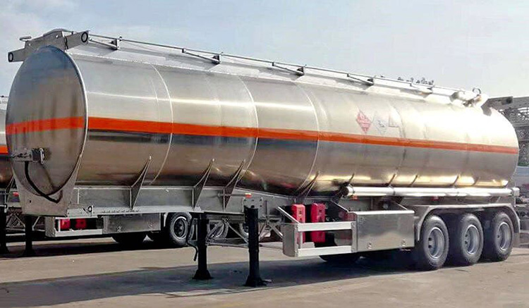 CIMC 45000 liters aluminum tankers trailer 