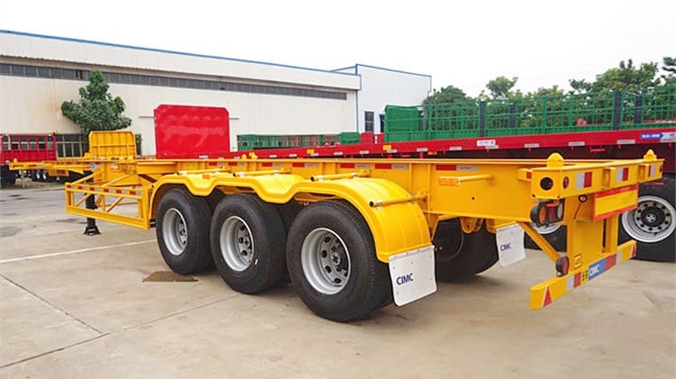 40Ft Shipping Container Chassis Trailer for Sale in Sudan
