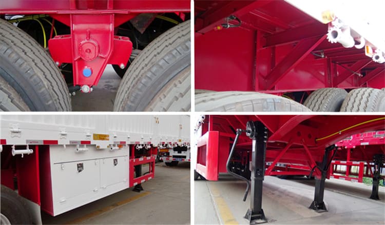 Prices of 3 Axle Sidewall Cargo Semi Trailer for Sale