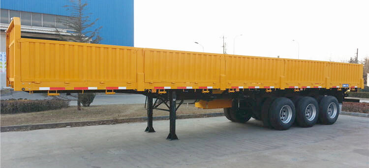 China 40 Foot Side Wall Semi Trailer for Container or Cargo