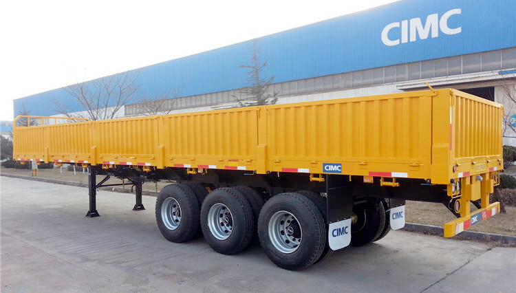 China 40 Foot Side Wall Semi Trailer for Container or Cargo