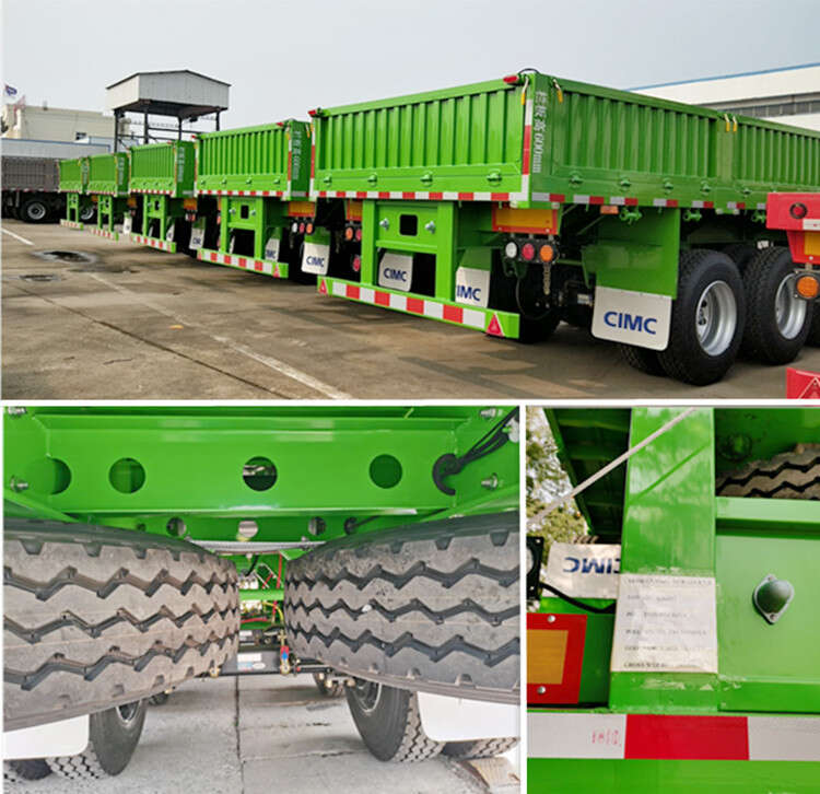 Flatbed Trailer with Long Side Wall in Low Price