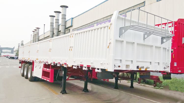 Prices of 3 Axle Sidewall Cargo Semi Trailer for Sale