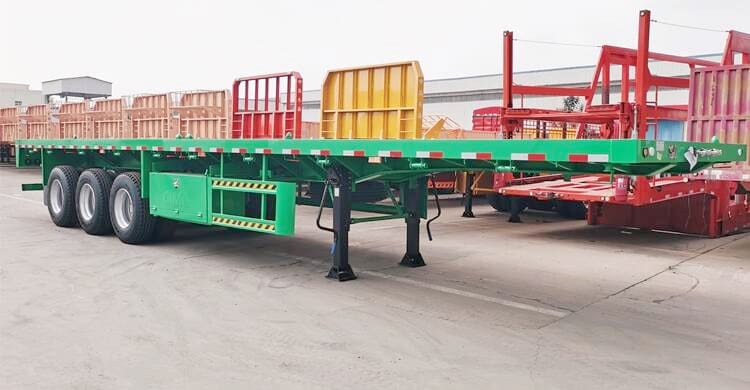 3 Axle 40 Foot Flatbed Tractor Trailers for Sale in Jamaica