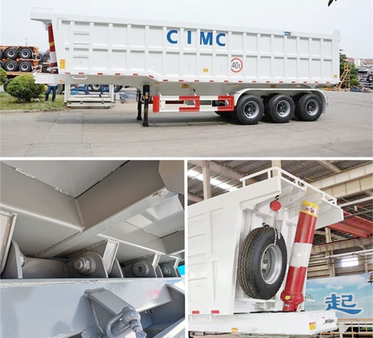 3 Axle End Dump Semi Trailers for Sale in Jamaica
