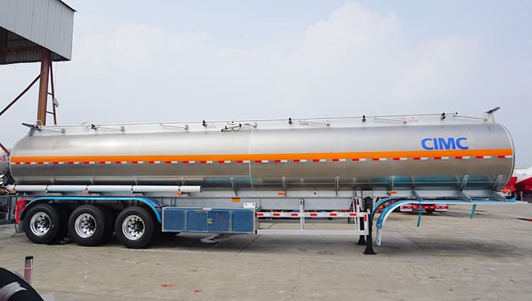 3 Axles 40000L Aluminum Tankers Trailer 