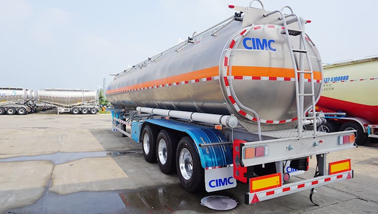 3 Axles 40000L Aluminum Tankers Trailer 