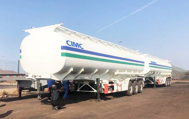 45000 liters fuel tanker trailer