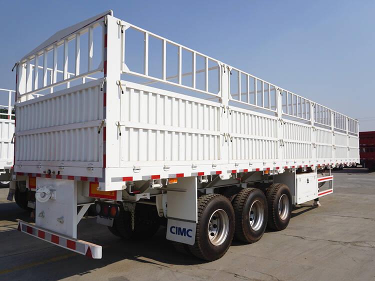 Fence semi trailer - CIMC 3 axle 60 ton cargo trailer for sale