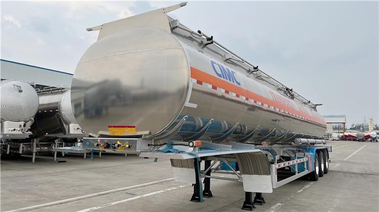 CIMC 38000 Lts Aluminum Tanker Trailer for Sale Price In Costa Rica