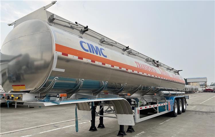 CIMC 38000 Lts Aluminum Tanker Trailer for Sale Price In Costa Rica
