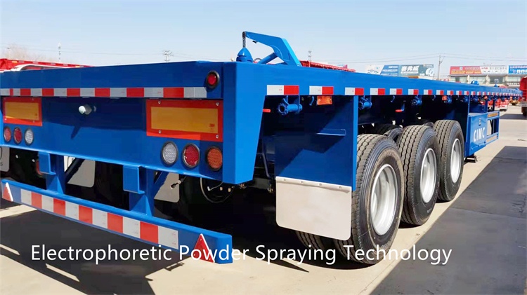 CIMC Tri Axle Trailer for Sale In Tanzania | Tri Axle Flatbed Trailer for Sale | CIMC Vehicles Group