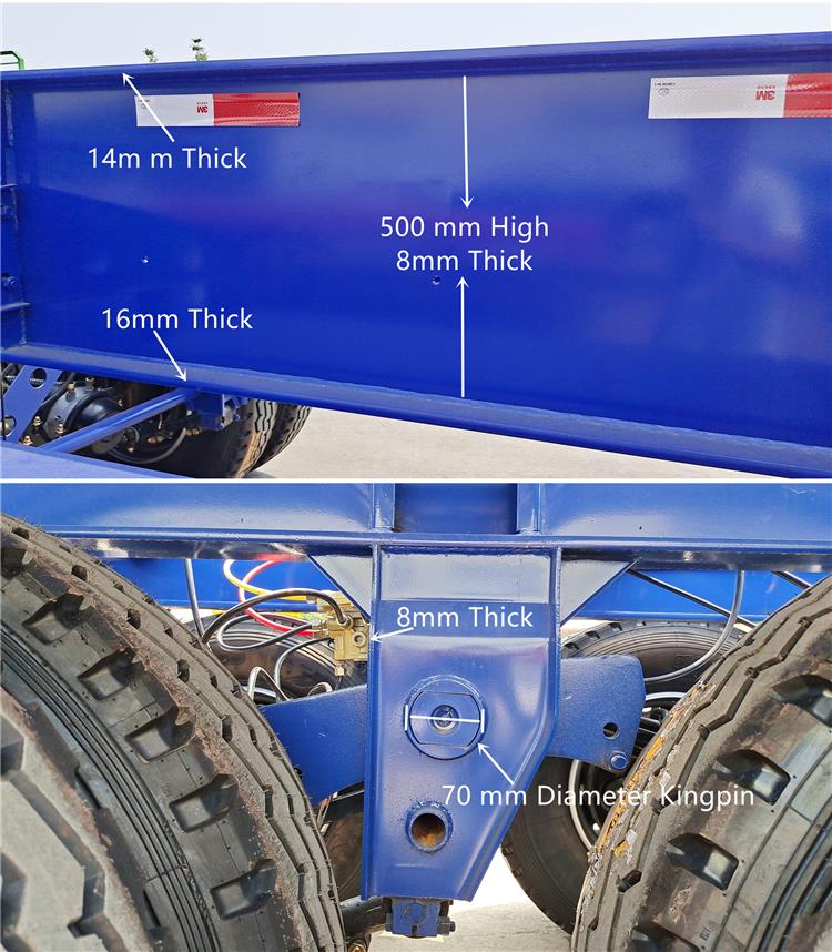 CIMC Chassis Price Shipping Container Chassis for Sale 40 ft