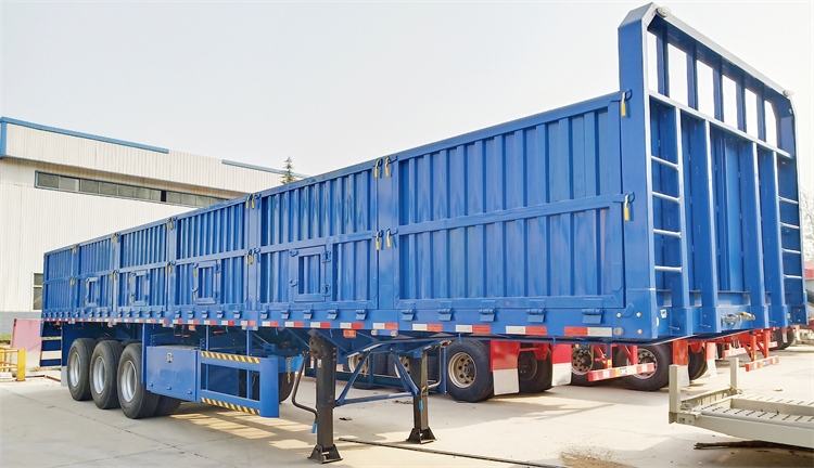 CIMC Drop Side Trailer | Side Wall Trailer | Side Wall Semi Trailer | Tri Axle Dropside Trailer for Sale In Sudan