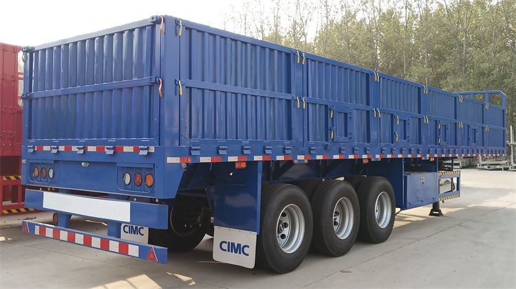 CIMC Drop Side Trailer | Side Wall Trailer | Side Wall Semi Trailer | Tri Axle Dropside Trailer for Sale In Sudan