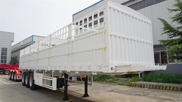 CIMC 60 Ton Fence Trailer | Fence Cargo Trailer for Sale In Sudan | Cattle Transport Trailers | CIMC Trailer Manufacturer
