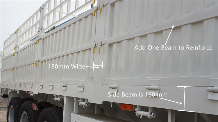 CIMC 60 Ton Fence Trailer | Fence Cargo Trailer for Sale In Sudan | Cattle Transport Trailers | CIMC Trailer Manufacturer