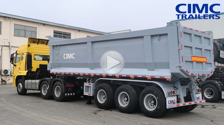 CIMC 35cbm Semi Tipper Trailer for Sale | What is a Tipper Semi Trailer?
