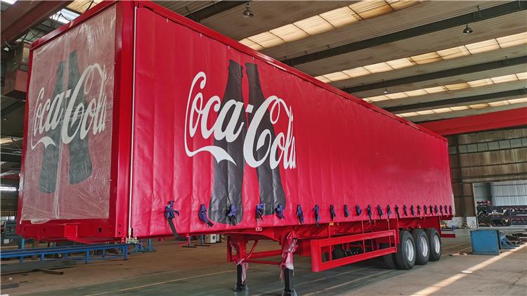 CIMC 3 Axle Curtain Side Trailer for Sale In Jamaica - CIMC VEHICLE